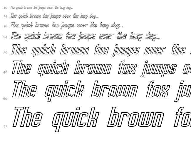 Empanada font waterfall